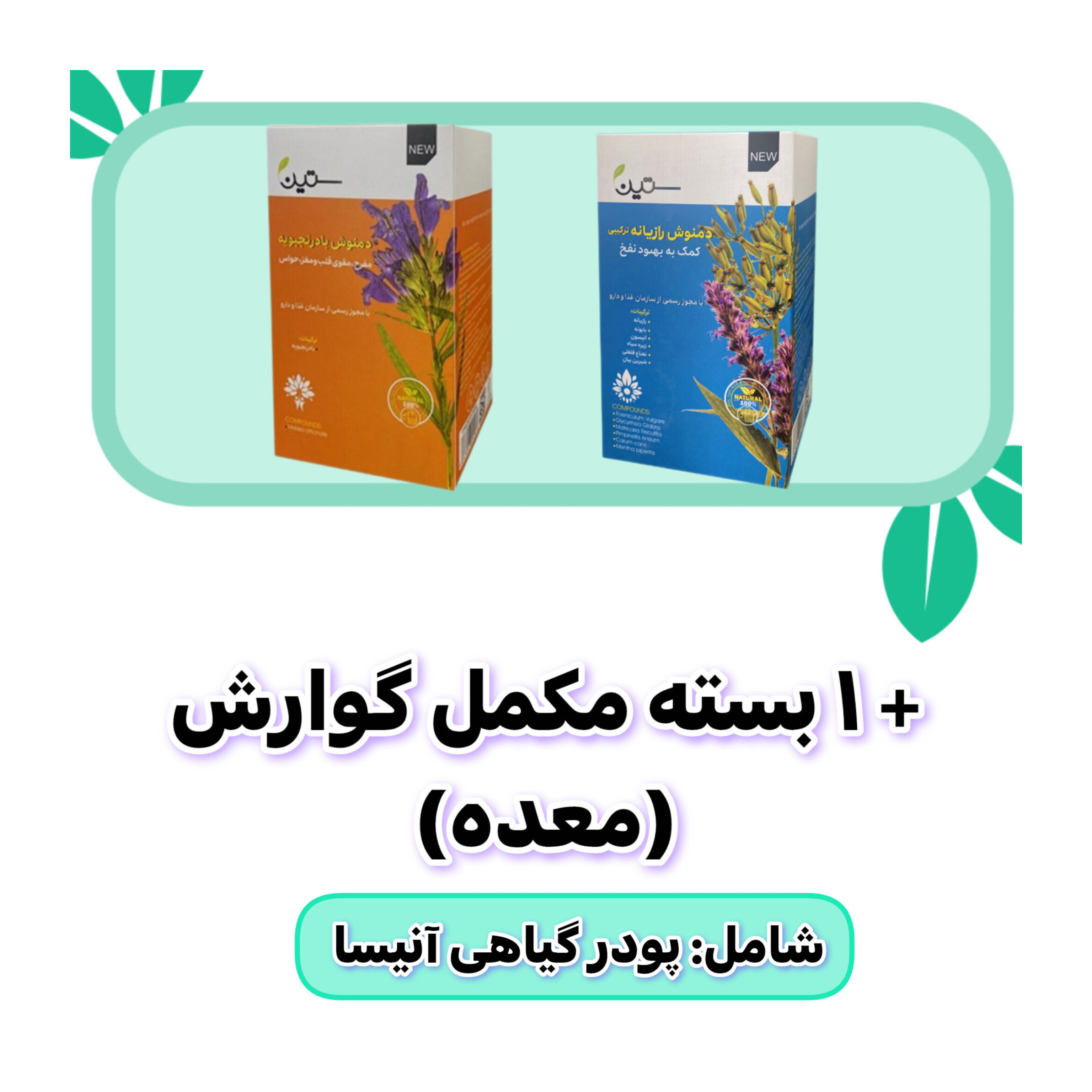 تصویر پکیج رفع درد معده