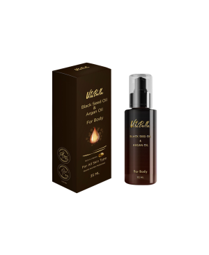 تصویر روغن بدن سیاه دانه و آرگان ویتابلا
