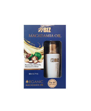 روغن ماکادمیا خالص Biz |حجم ۵۰ میل